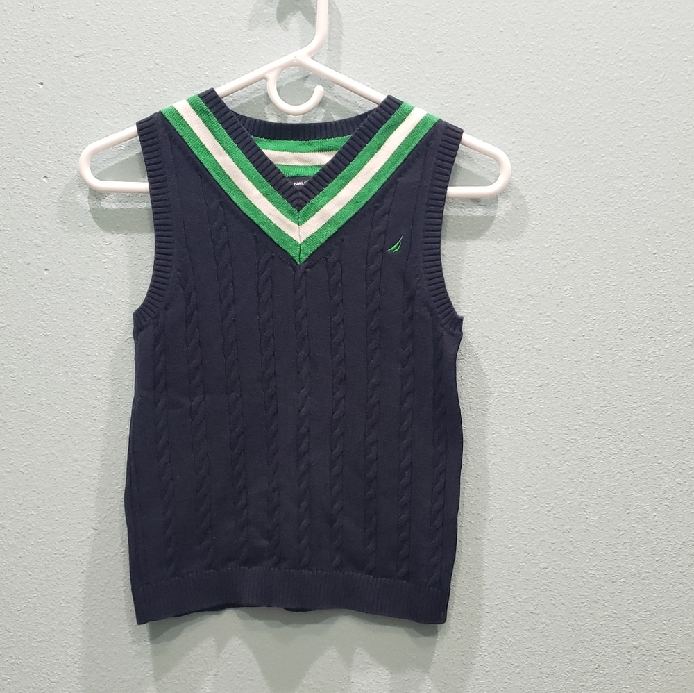 Boys Nautica Sweater Vest, Size 8/10